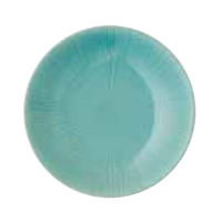 Round Plate Aqua green 23.7cm