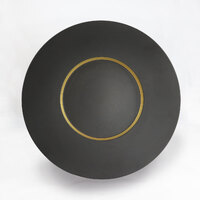 Round Plate Golden Ring 27.5cm