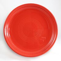 Round Plate Red 26cm