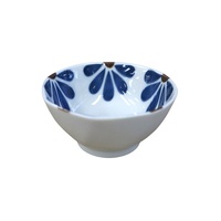 Sauce Bowl 10.5x5.5cm Navy Flower