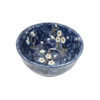 Kobachi Blue Bowl with Sakura 11.8cm