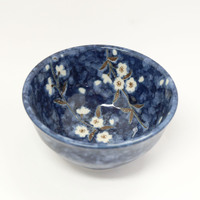 Kobachi Blue Bowl with Sakura 11.8cm