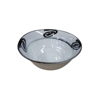 Bowl 14cm White Karakusa