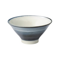 Ramen Bowl 20cm Blue & White