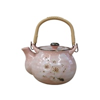 Tea Pot pink Flower Dobin