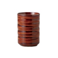 Tea Cup Amber Brown