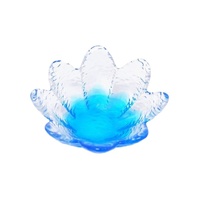 Small Dish Hana Glass Sky Blue 8.3cm