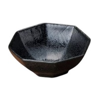 Sauce Dish/Bowl 10㎝ Octagon Black