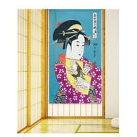 NOREN Ukiyoe Bijinga Domyoji curtain