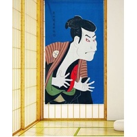 NOREN Ukiyoe Syaraku curtain