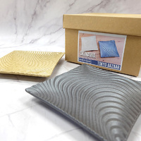 Box Gift Ripple Plate Set 2pc